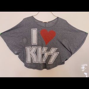 “I love KISS” Crop Top